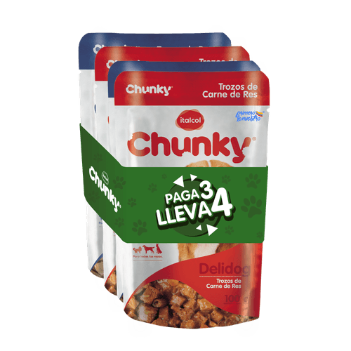 CHUNKY DELI DOG PAGUE 3 LLEVE 4