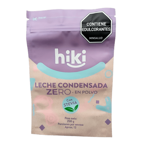 LECHE CONDENSADA ZERO POLVO HIKI *250GR