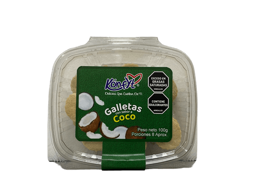 GALLETAS SABOR COCO KONFYT *100GR