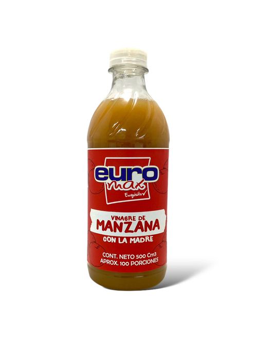 VINAGRE MANZANA CON MADRE EUROMAX *500ML