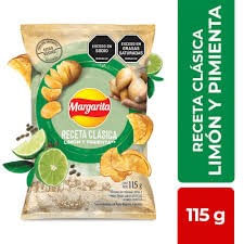 PAPAS MARGARITA CLAS LIMON/PIMIEN *115GR