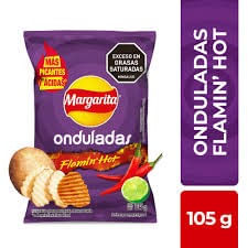 MARGARITA ONDULADA FLAMIN HOT *105 GR