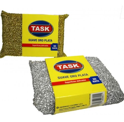 ESPONJA ORO PLATA TASK SUAVE *1UND