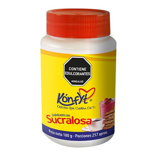 ENDULZANTE SUCRALOSA FRASCO KONFYT*180GR