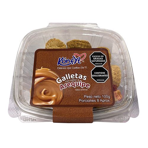 GALLETAS SABOR AREQUIPE KONFYT *100GR
