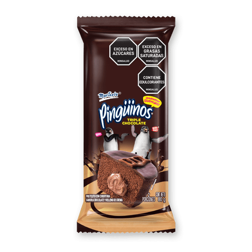 PINGUINOS TRIPLE CHOCOLATE *80GR
