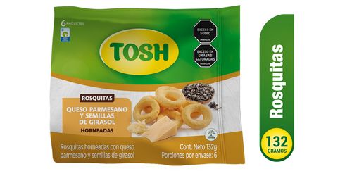 ROSQUITAS TOSH QUESO PARMESANO *132GR