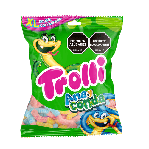 GOMAS TROLLI ANA Y CONDA *70GR