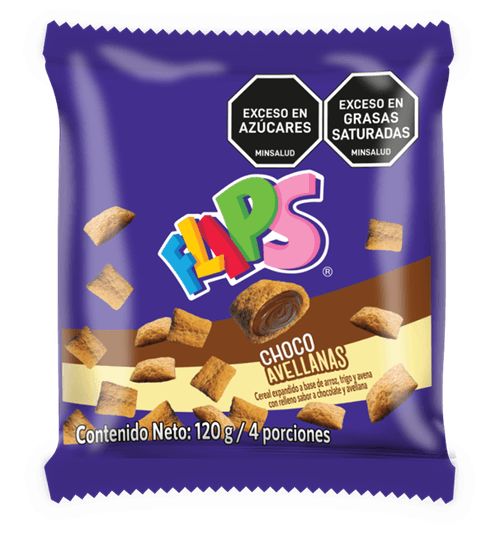 CEREAL FLIPS CHOCOAVELLANA *120GR