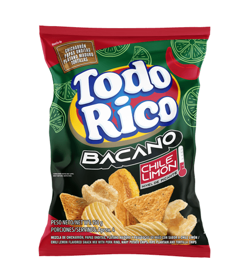 TODO RICO BACANO CHILE LIMON *150GR