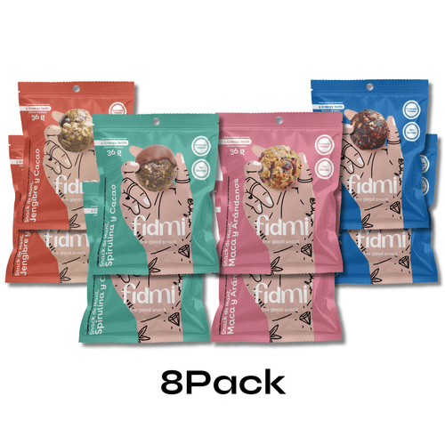 SNACK NUECES Y JENGIBRE 8PACK SUR *288GR