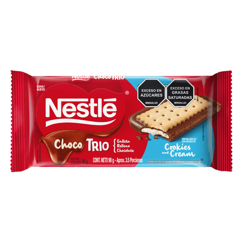 CHOCO TRIO COOKIES AND CREAM *90GR