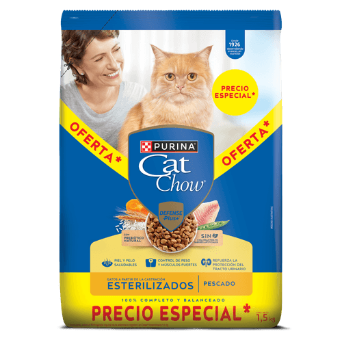 CAT CHOW ESTERILIZADO PRECIO ESP *1.5KG