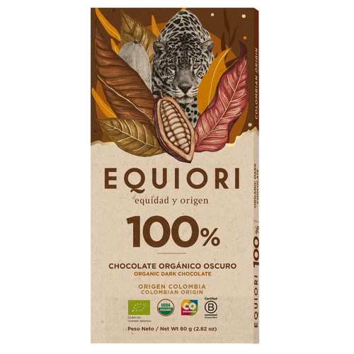 BARRA CHOCOLATE 100% *80GR