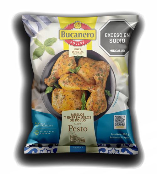 MUSLO Y ENTREMUSLO ITALIANO PESTO *900GR