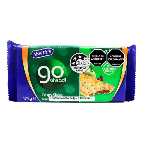 GALLETA MCVITIES GO AHEAD APPLE *174GR