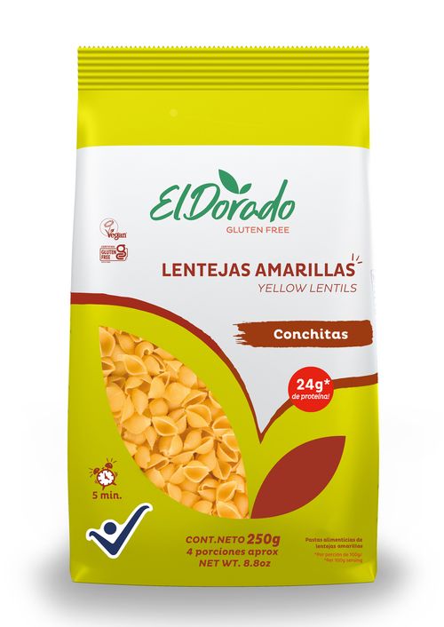 PASTA LENTEJA AMARRILLA CONCHITA *250GR