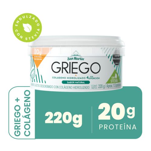 YOG GRIEGO SAN MARTIN COLAGENO 220GR