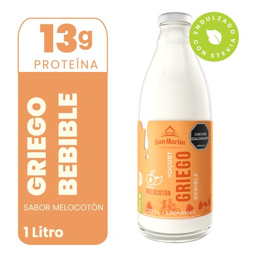 YOGUR GRIEGO MELOCOTON SAN MARTINx1000GR