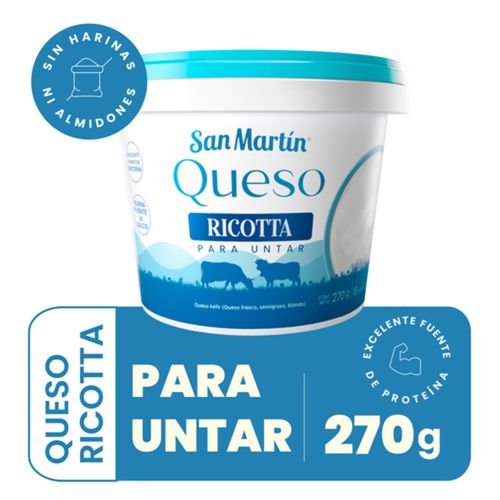 QUESO RICOTA SAN MARTIN PARA UNTAR 270GR