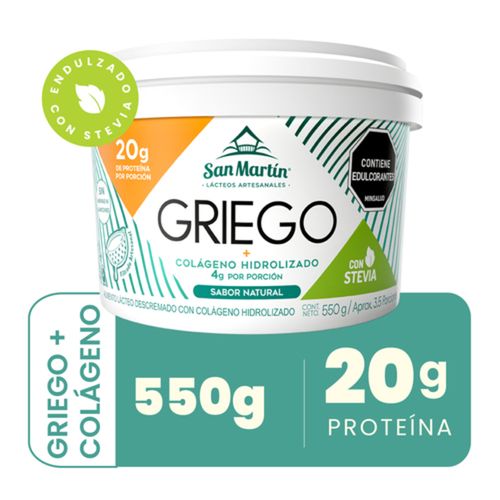 YOG GRIEGO SAN MARTIN COLAGENO 550GR