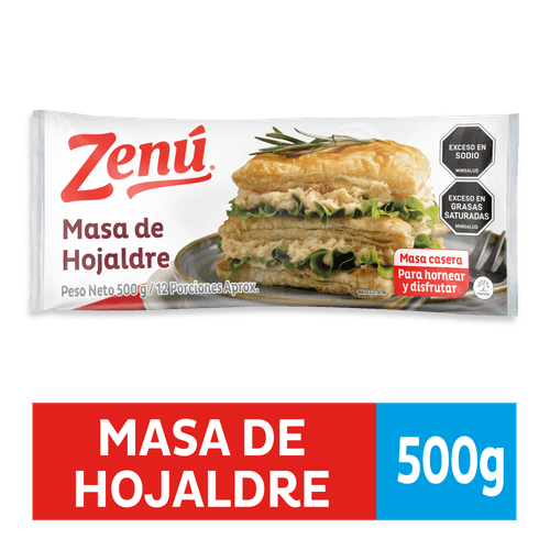 MASA DE HOJALDRE ZENU *500GR