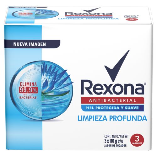 REXONA JAB ANTIB LIMPIEZA PROF X3 *110GR