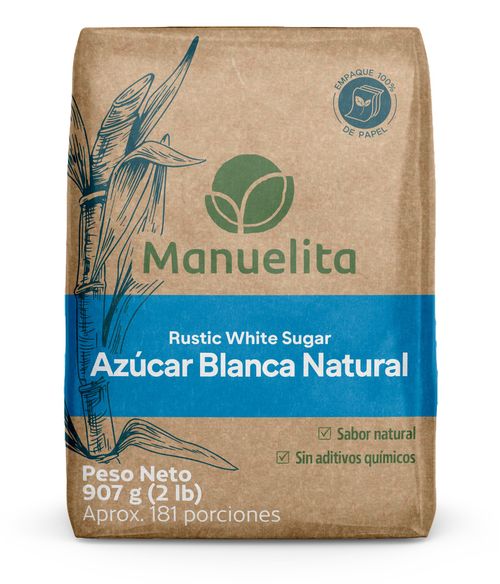 AZUCAR BLANCA NATURAL MANUELITA *907GR