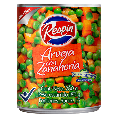 ARVEJA CON ZANAHORIA RESPIN *280GR
