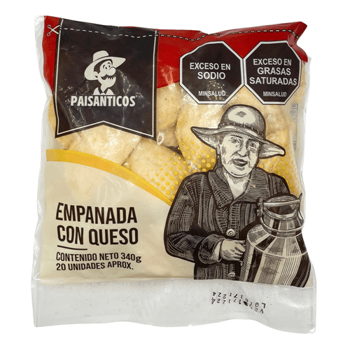 EMPANADA COCTEL QUESO PAISANTICOS*20 UND
