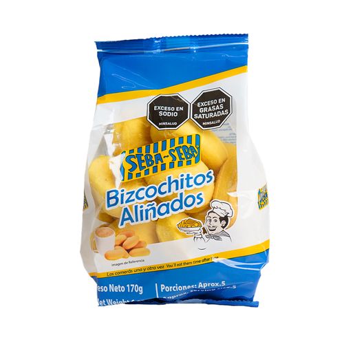 BIZCOCHITO ALIÑADO SEBA SEBA *170GR
