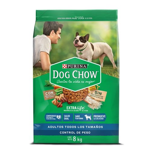 DOG CHOW ADULTOS CONTROL DE PESO  x 8 KG