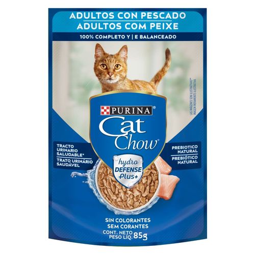 ALIMENTO HUMEDO ADUL PESCA CAT CHOW*85GR
