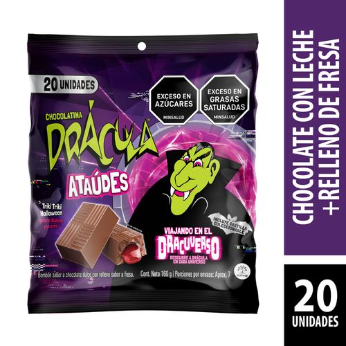 CHOCOLATE DRACULA ATAUDES X20 *160GR