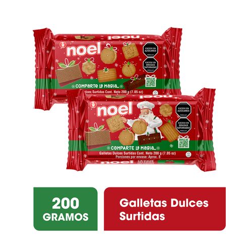 GALLETAS NAVIDAD NOEL PLEGADIZA *200GR