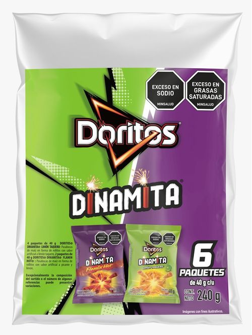 DORITOS DINAMITA SURTIDO X6 *240GR