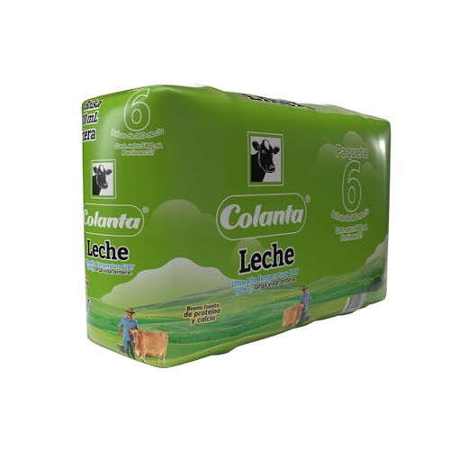 LECHE UHT ENTERA COLANTA X6 *900ML