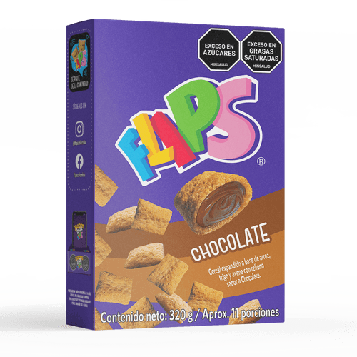 CEREAL FLIPS CHOCOLATE *320GR