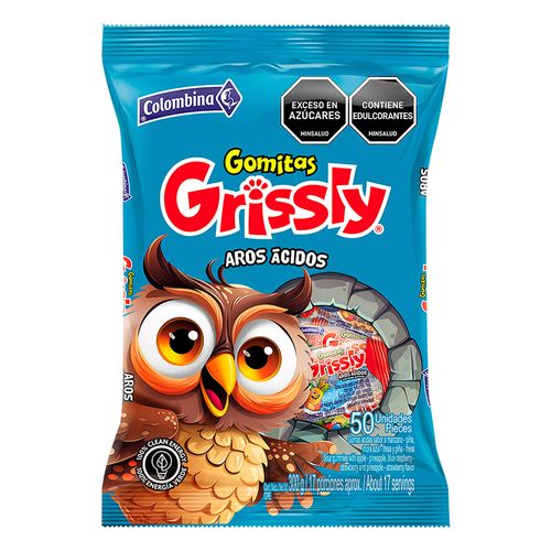 GRISSLY AROS ACIDOS HALLOWEEN *300GR