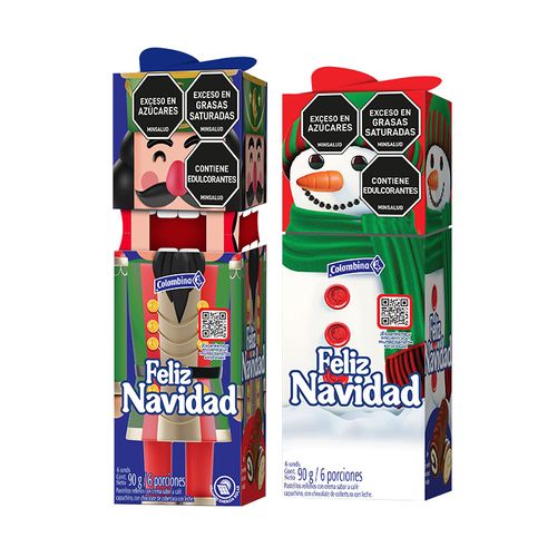 PASTELES NAVIDAD CAPUCHINO *90GR