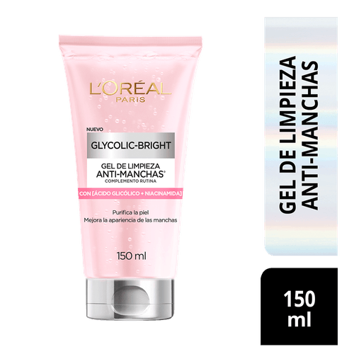 GEL LIMPIE LOREAL GLYCOLIC BRIGHT *150ML
