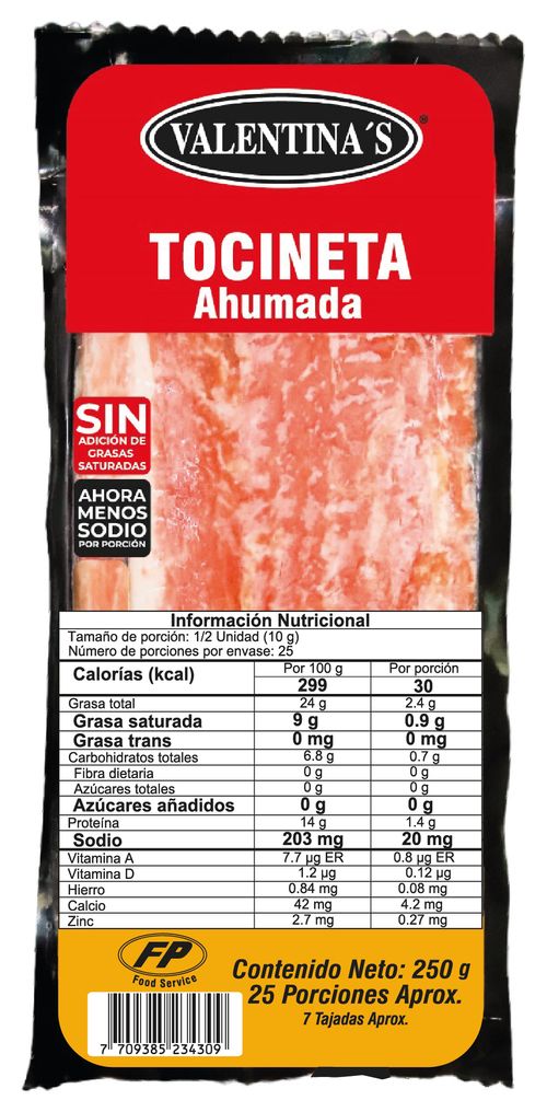 TOCINETA VALENTINA AHUMADA *250GR