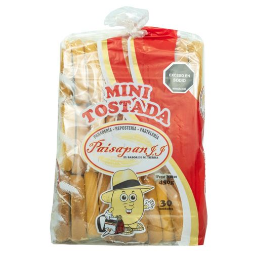 MINI TOSTADA PAISAPAN X30 *450GR