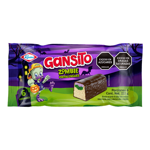 GANSITO ZOMBIE PINTALENGUAS X6 *222GR