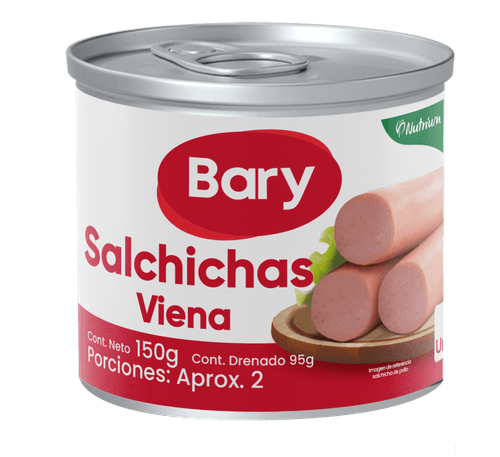 SALCHICHA VIENA DE POLLO BARY *150GR