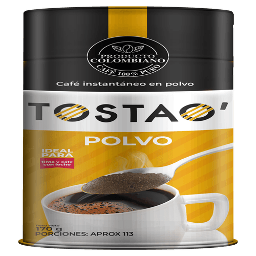 CAFE SOLUBLE TOSTAO POLVO *170GR