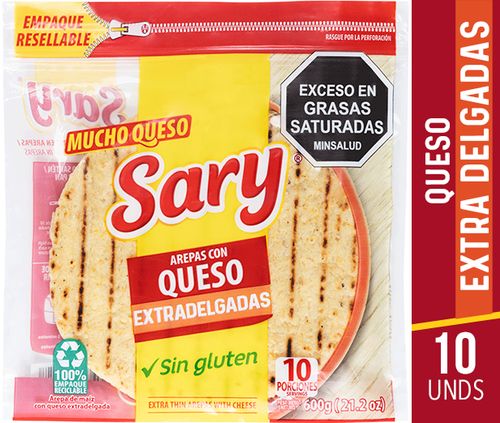 AREPA DE QUESO E/DELG SARY  x 600GR