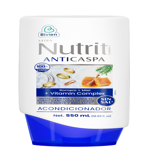 ACONDICIONADOR NUTRIT ANTICASPA *550ML