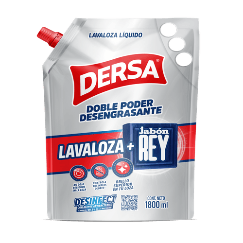 LAVALOZA LIQUIDO DERSA REY *1800ML