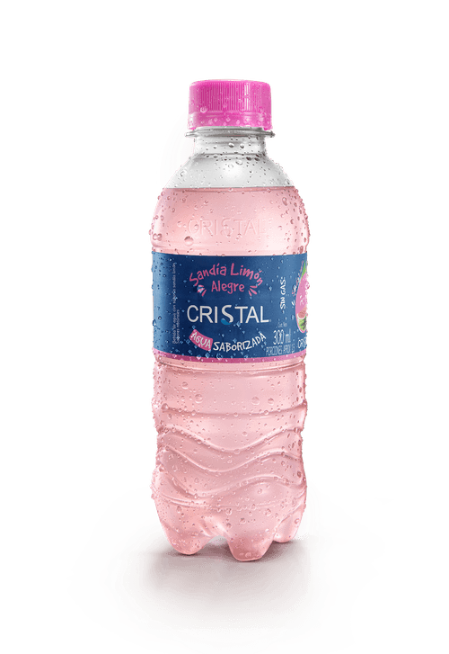 AGUA CRISTAL SANDIA LIMON PET *300ML
